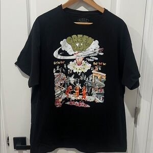 Green‎ Day Black Graphic Tee Size Large